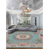 Китайский ковер 002044 Бирюзовый